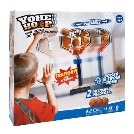 Gra Mini Kosz do Koszykówki ruchoma platforma Yohe Hoop